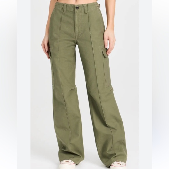 Re / Done Military Trouser Cargo Pant in Bayleaf